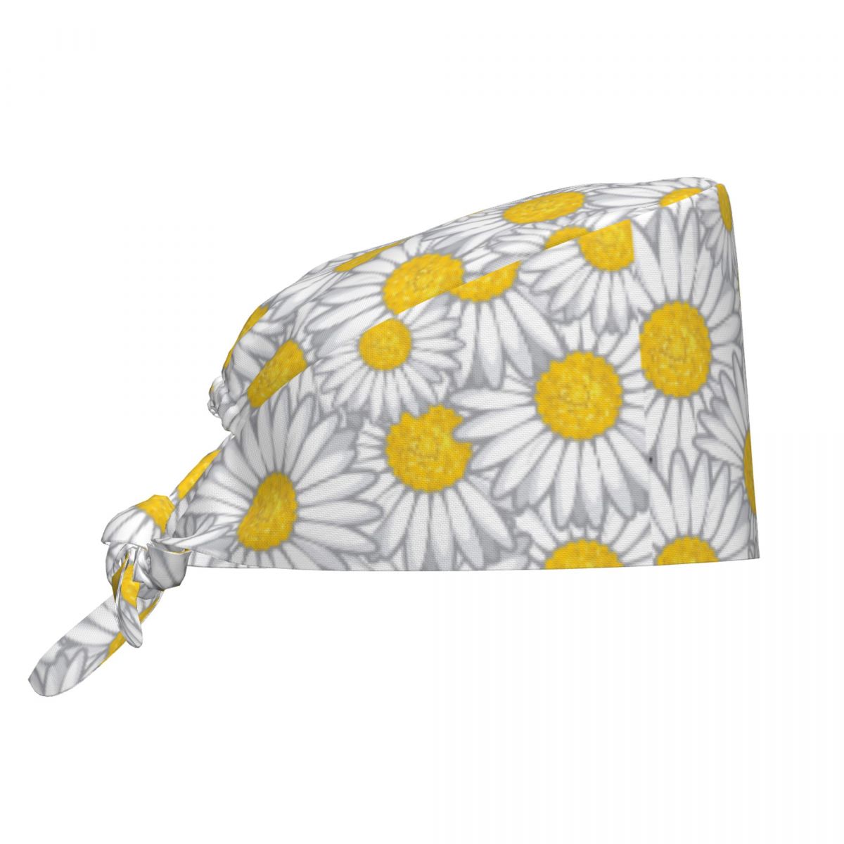 Women Accessories Images - Work Scrubs Hat Daisy Flower Pattern