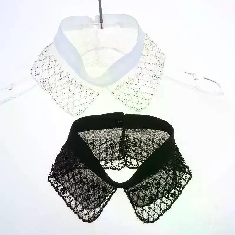 Women'S Accessories For Formal Wear - Women Half Shirt Detachable Lace Collar