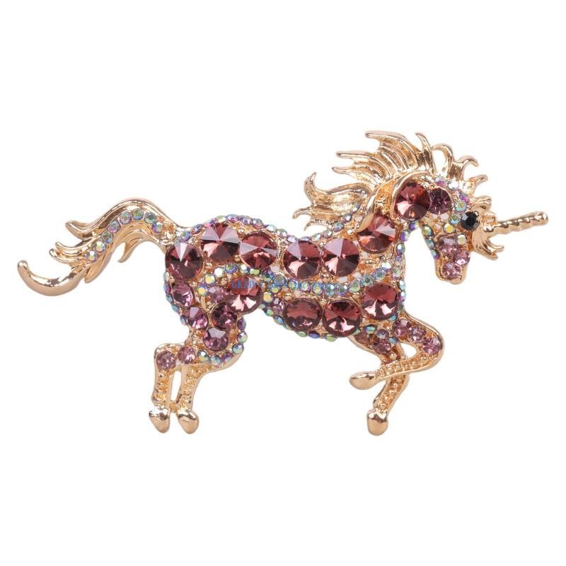 Women'S Accessories Gift Ideas - N0PE Artistics Unicorns Pin Alloy Designs