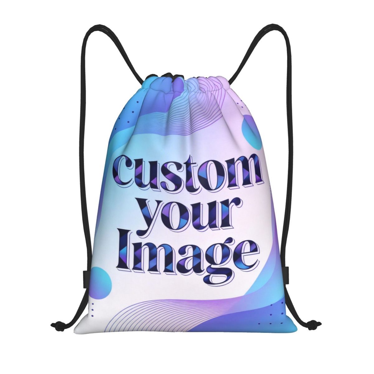 Women Accessories Images - Custom Your Photo Logo Text Drawstring