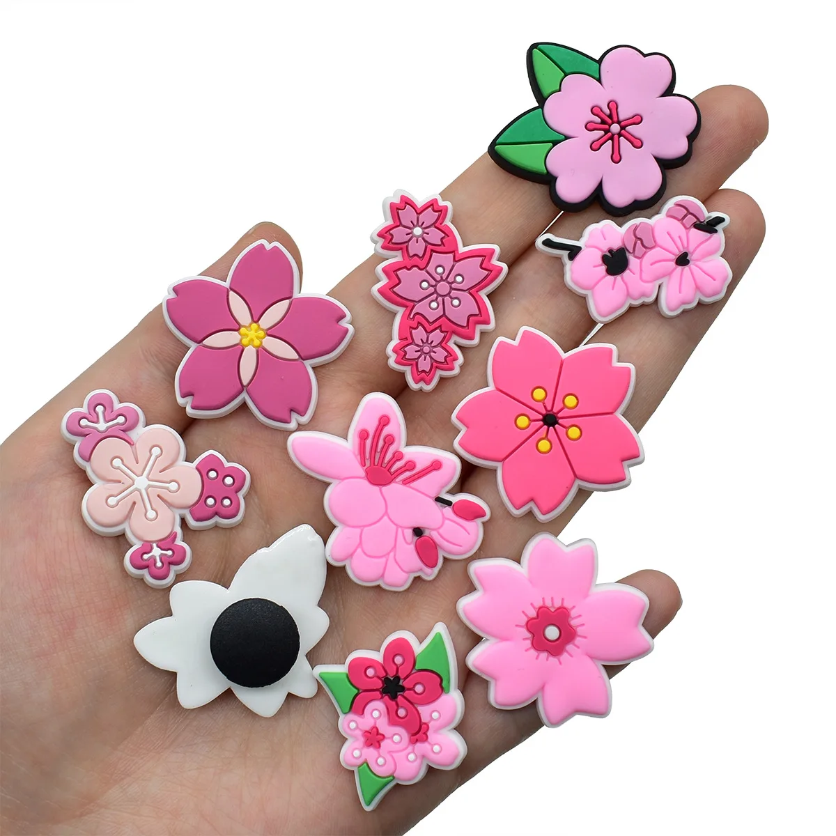 Women'S Accessories Crocs - Cute Pink Flower Shoe Charms for