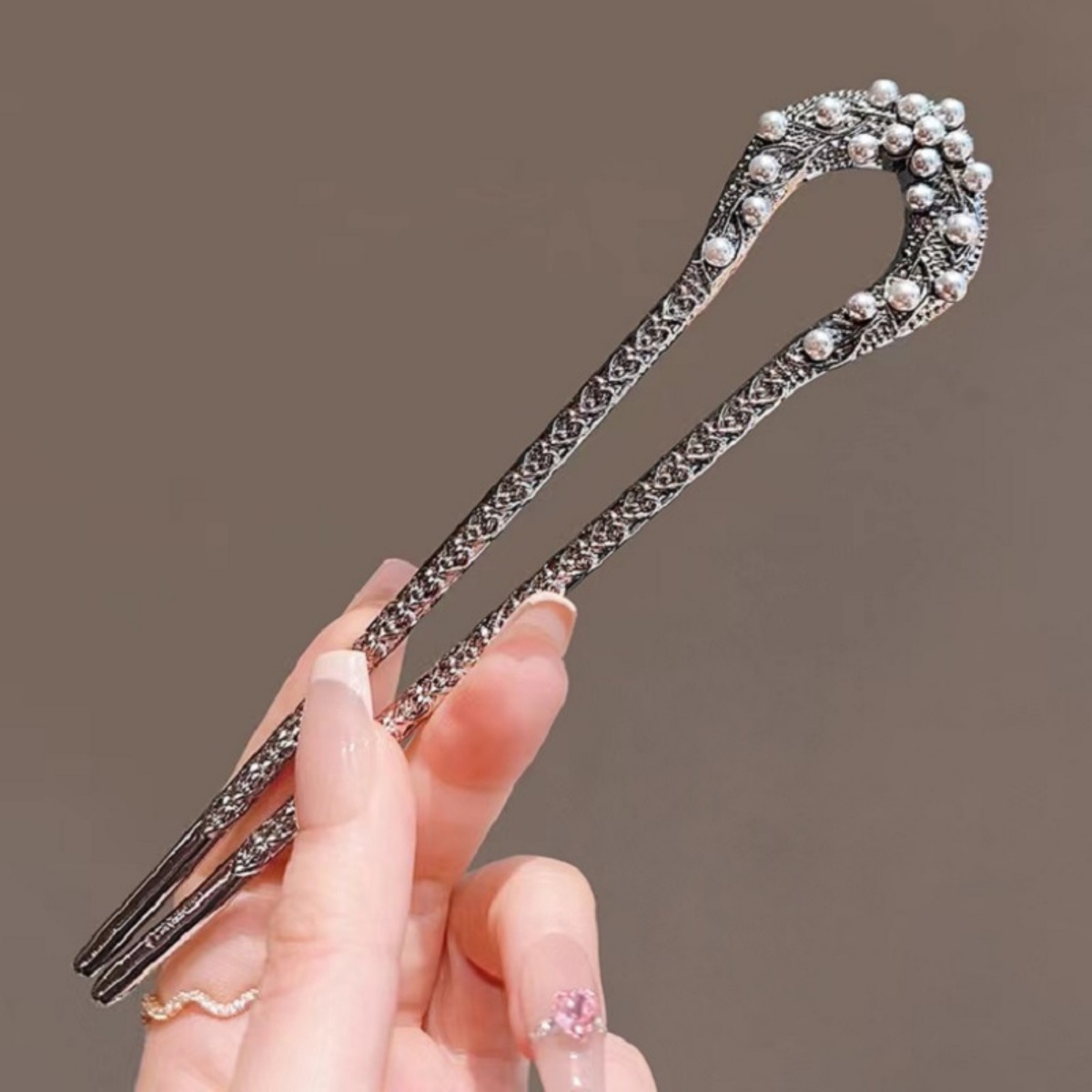Pearl Hair Pin - New Pearl U Shaped Hairpin For