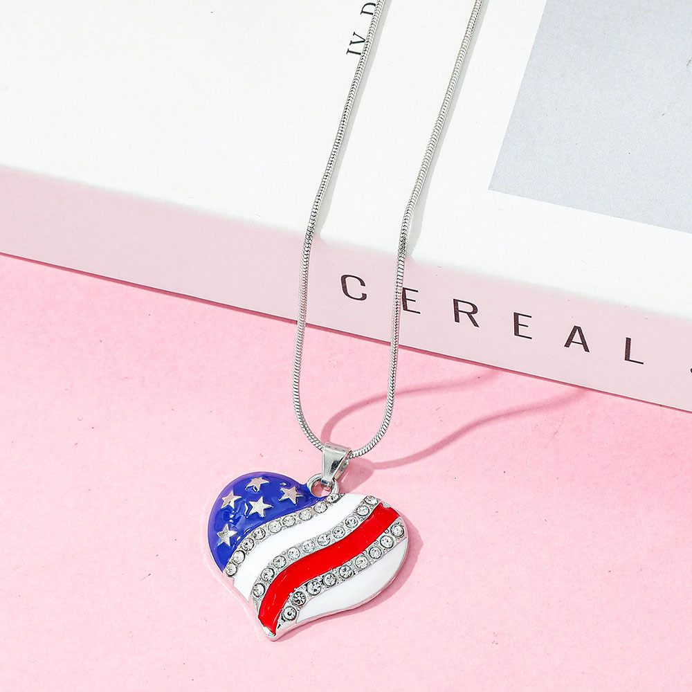 Women'S Accessories Accessorize - Fashion Charm Necklace American Flag USA