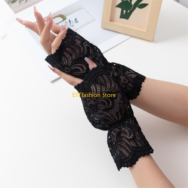 Women'S Accessories For Formal Wear - Y5GC Comfortable Knitted Lace Detachable Sleeves