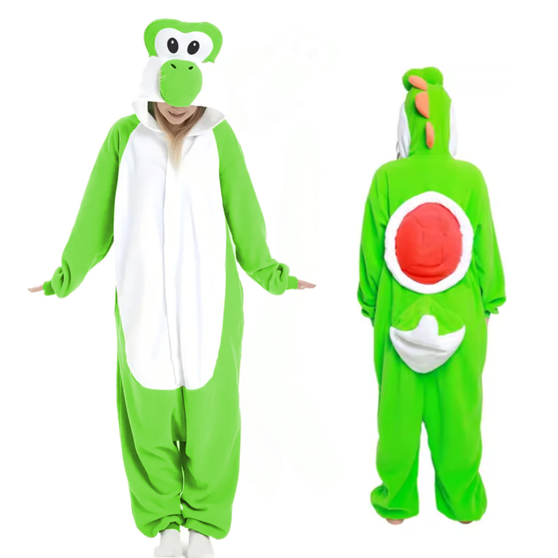 Women'S Accessories Flannels - Yoshi Cosplay Clothes For Adults Onesies