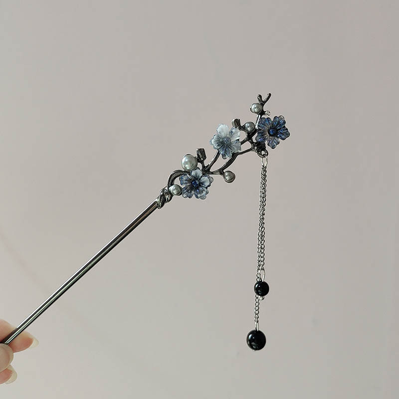 Pearl Hair Pin - Classic Hair Stick Chopsticks Ink Color