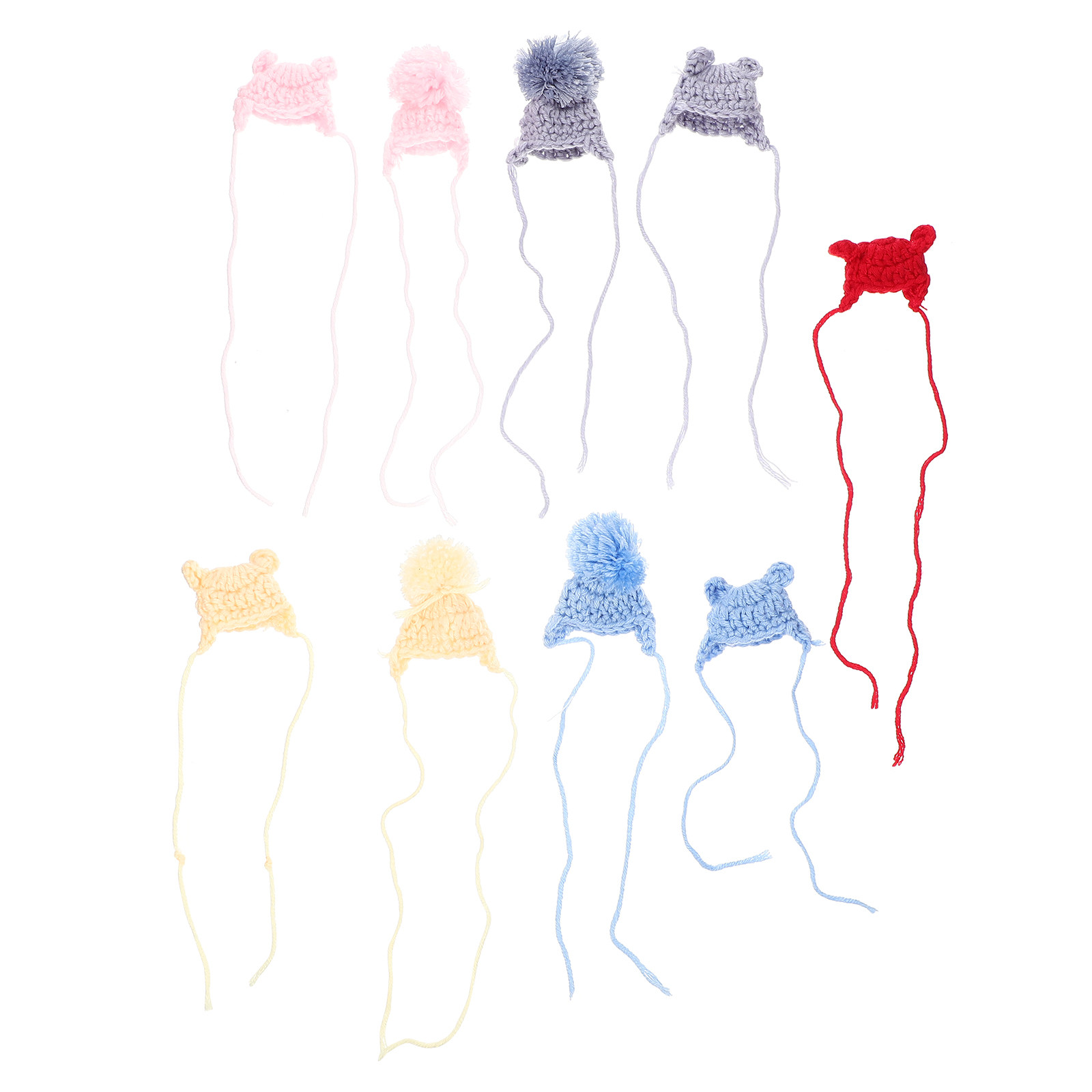 9Pcs DIY Wool Hats Creative Ha - Women'S Accessories Gift Ideas ulasan dan harga