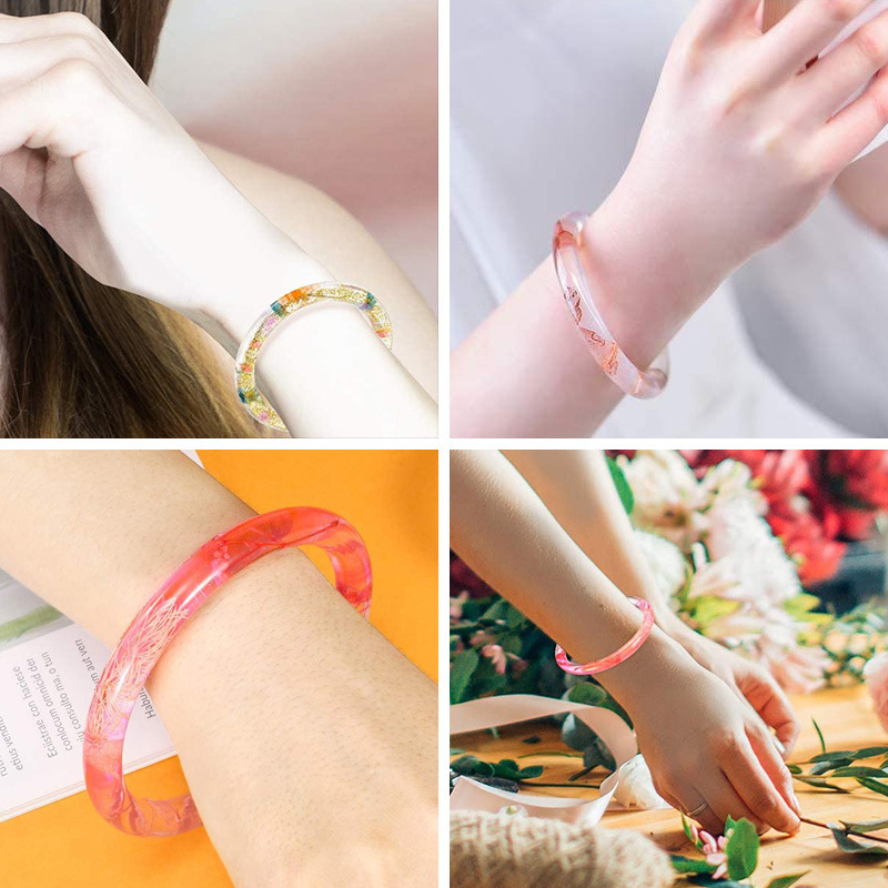 3pc Silicone Mold for Epoxy Re - Resin Bangle Bracelet ulasan dan harga
