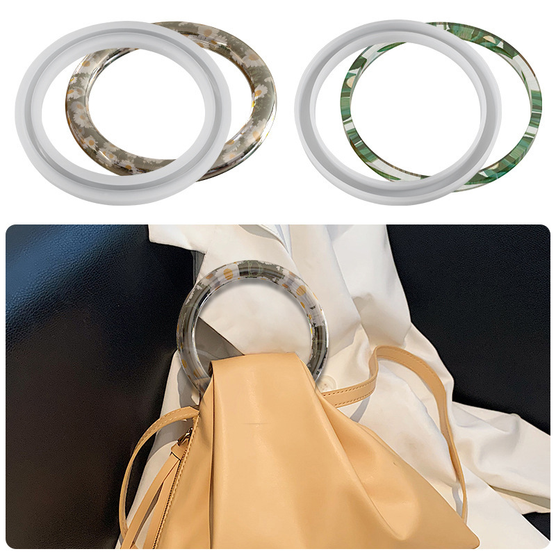 3pc Silicone Mold for Epoxy Re - Resin Bangle Bracelet ulasan dan harga