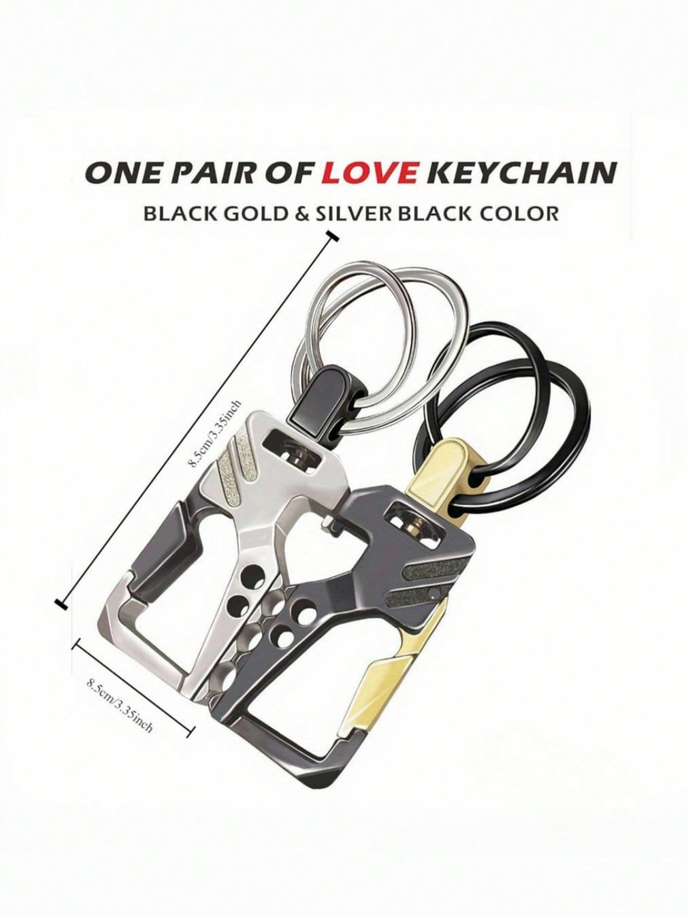 2 Packs Keychain EDC Keychain  - Women'S Accessories Gift Ideas ulasan dan harga