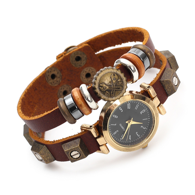 Punk Style Quartz Watch Handma - Women Accessories Pk ulasan dan harga
