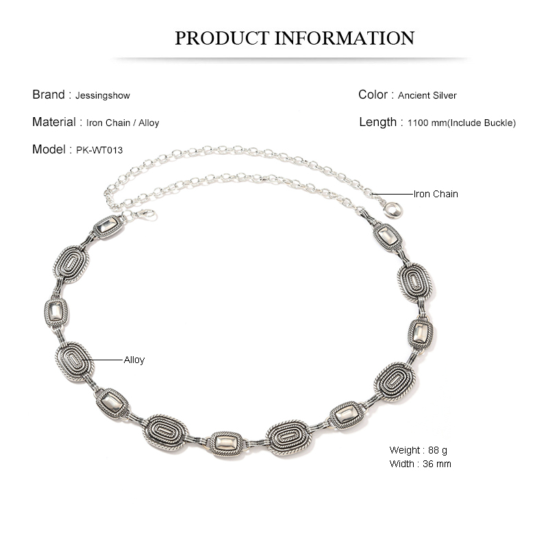 Vintage Fashion Metal Waist Ch - Women Accessories Pk ulasan dan harga