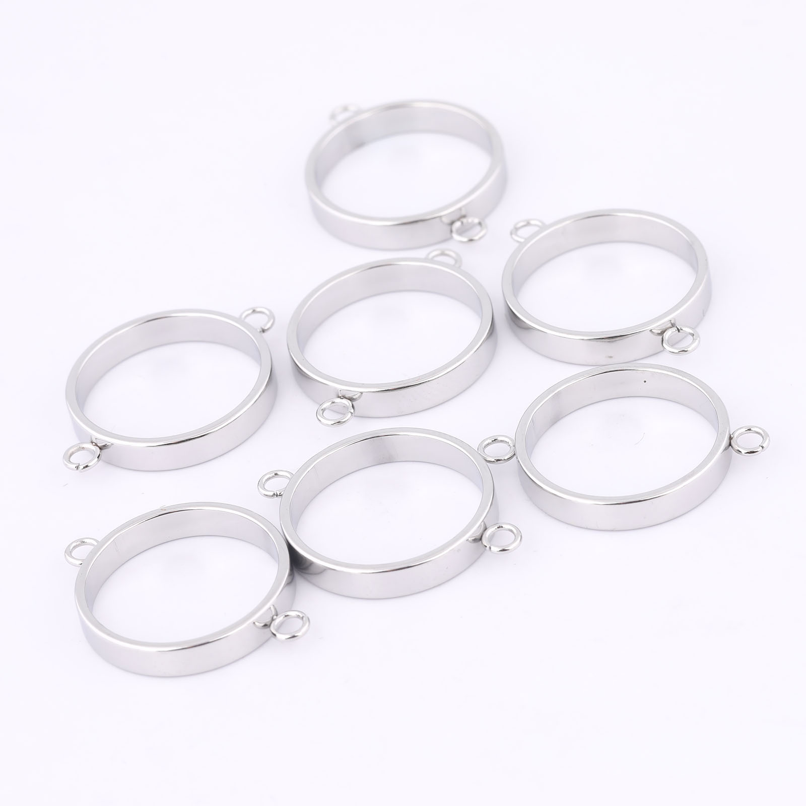 10pcs Stainless Steel 14mm Ope - Resin Bangle Bracelet ulasan dan harga