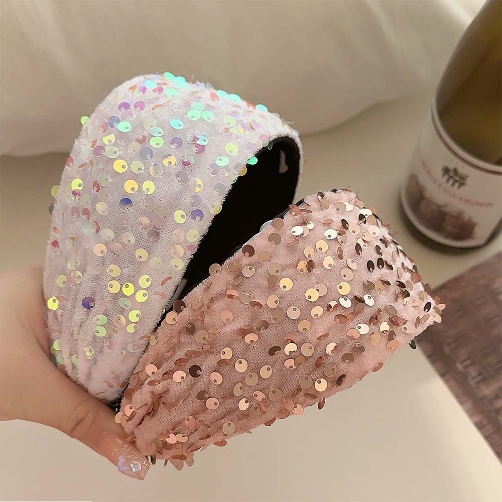 New Wide Glitter Headband For  - Women'S Accessories Gift Ideas ulasan dan harga