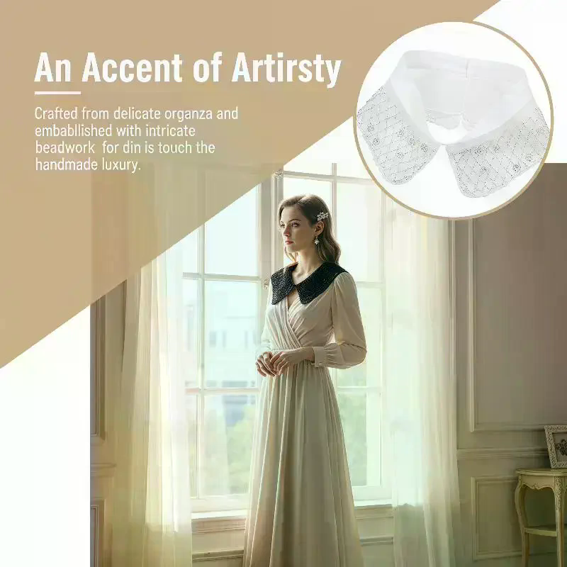 Women Half Shirt Detachable La - Women'S Accessories For Formal Wear ulasan dan harga
