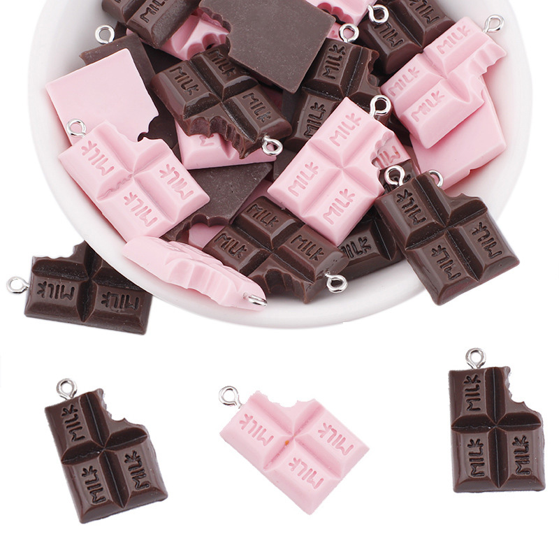 10pcs/lot 18*28mm Chocolate Mi - Resin Bangle Bracelet ulasan dan harga