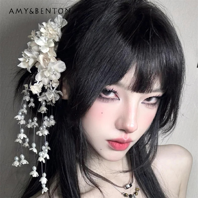 25COSElegant Temperament Flowe - Pearl Hair Pin ulasan dan harga