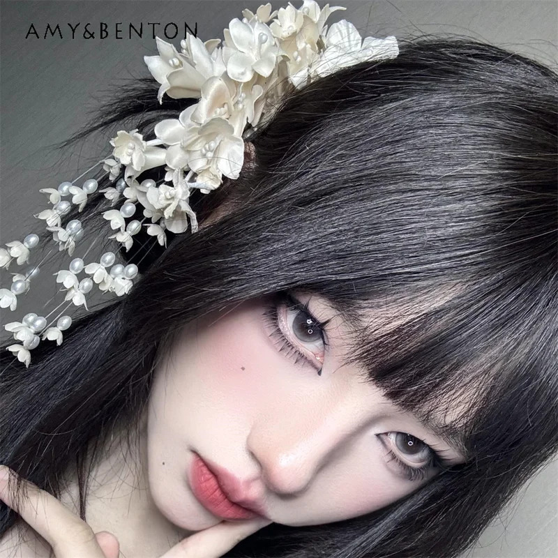 25COSElegant Temperament Flowe - Pearl Hair Pin ulasan dan harga