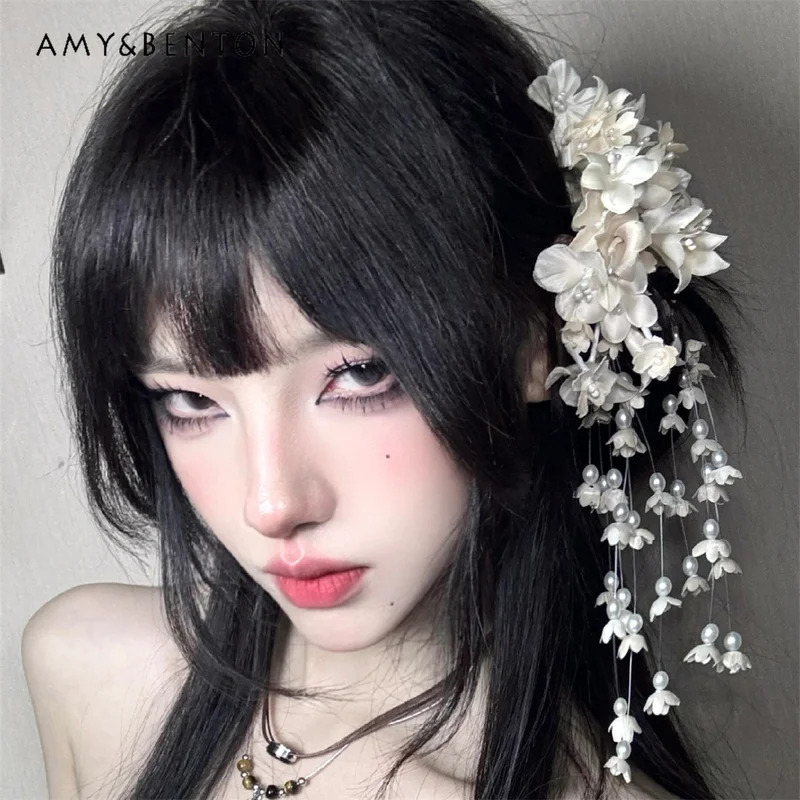 25COSElegant Temperament Flowe - Pearl Hair Pin ulasan dan harga