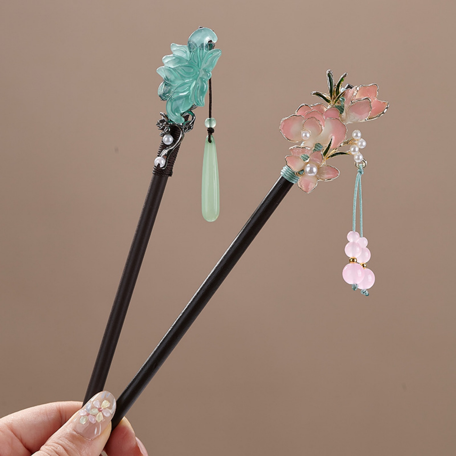 Vintage Flower Hairpin For Wom - Pearl Hair Pin ulasan dan harga