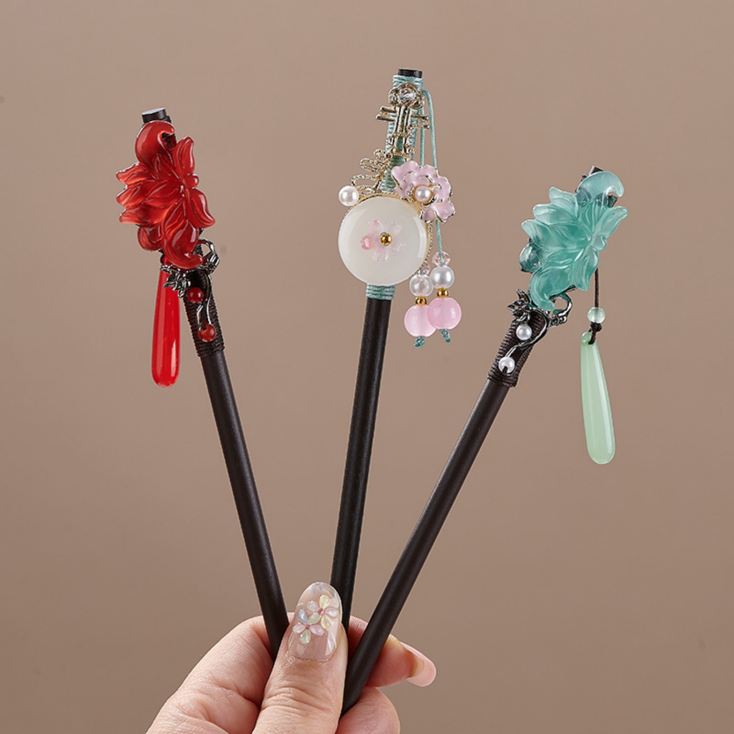 Vintage Flower Hairpin For Wom - Pearl Hair Pin ulasan dan harga