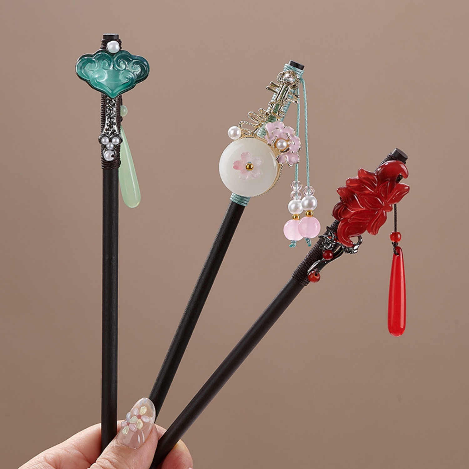 Vintage Flower Hairpin For Wom - Pearl Hair Pin ulasan dan harga