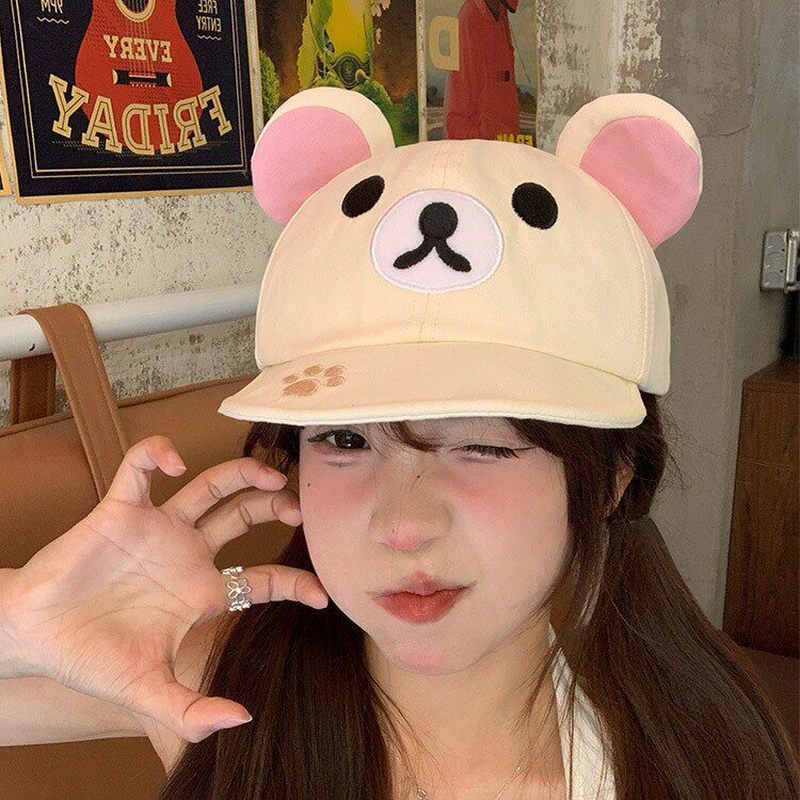 Rilakkuma Bear With Ear Cap Su - Women'S Accessories Flannels ulasan dan harga