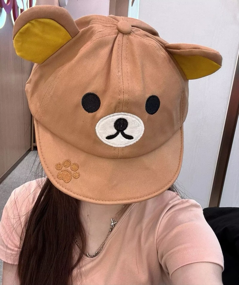 Rilakkuma Bear With Ear Cap Su - Women'S Accessories Flannels ulasan dan harga