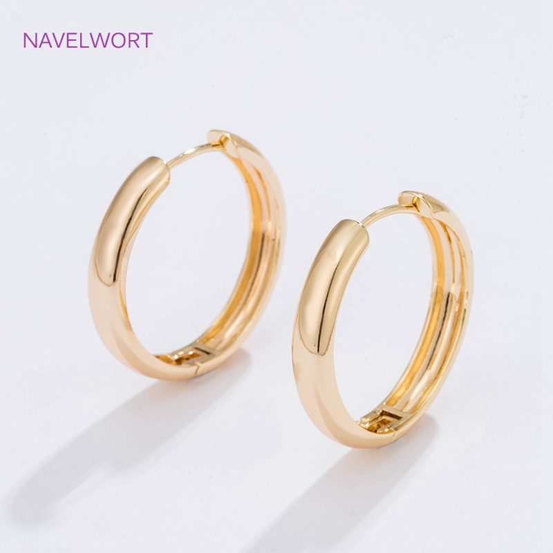 6 Sizes Gold Plated Circle Hoo - Women Accessories Gift Set ulasan dan harga