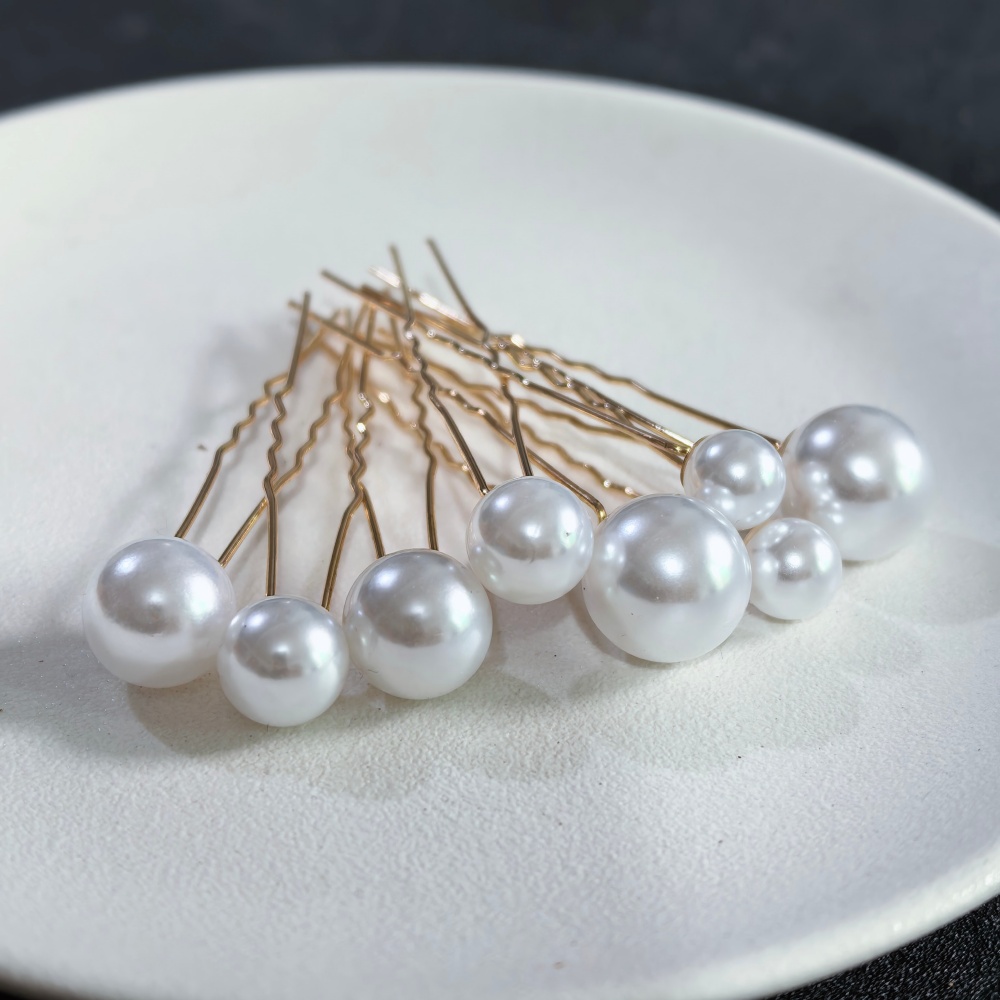 Fashion Simulated Pearl Hairpi - Pearl Hair Pin ulasan dan harga