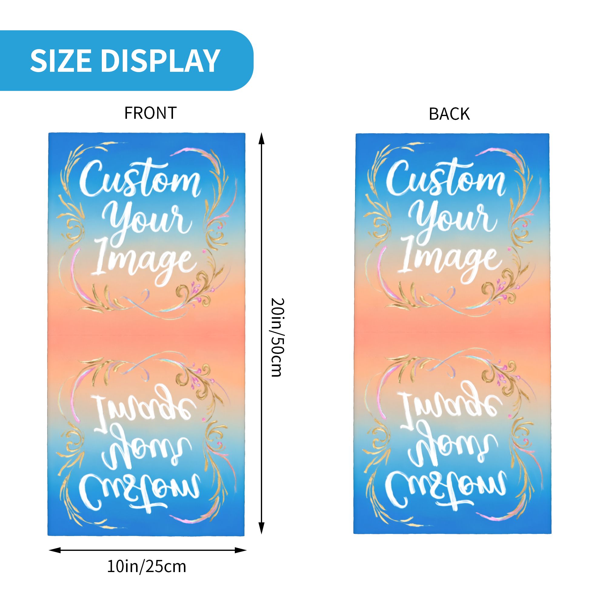 Custom Your Image  Bandana Nec - Women Accessories Images ulasan dan harga