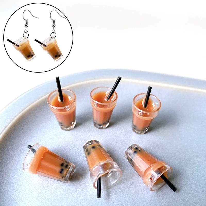 10pcs/lot 10*18mm Brown Milk C - Resin Bangle Bracelet ulasan dan harga