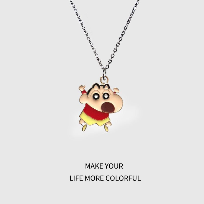 Crayon Shin-chan cartoon neckl - Women Accessories Gift Set ulasan dan harga