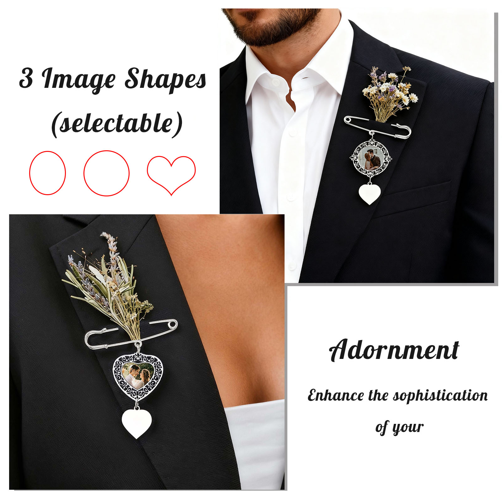 Custom Picture Badge Brooches  - Women Accessories Images ulasan dan harga