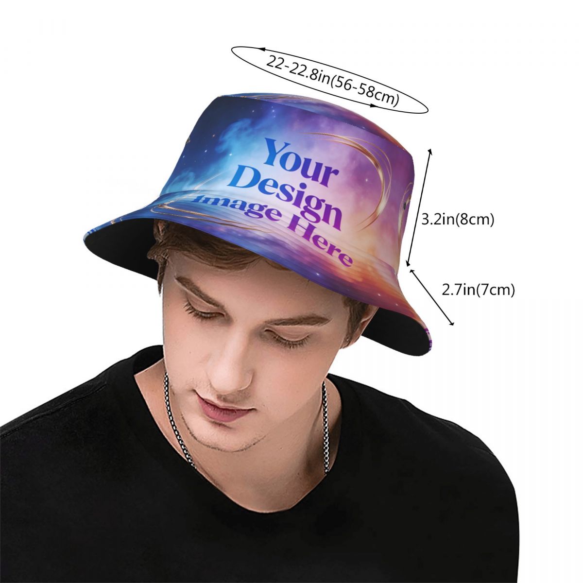 Custom Your Image Logo Bucket  - Women Accessories Images ulasan dan harga
