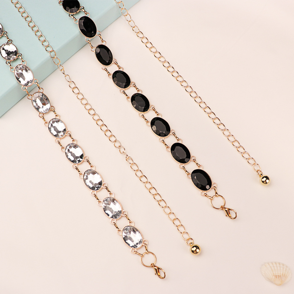 Chic Rhinestone Waist Chain Wo - Women'S Accessories For Formal Wear ulasan dan harga