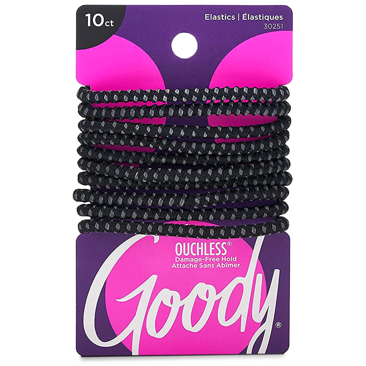 No Slip Hair Ties 10 Ct Black  - Women Accessories Images ulasan dan harga