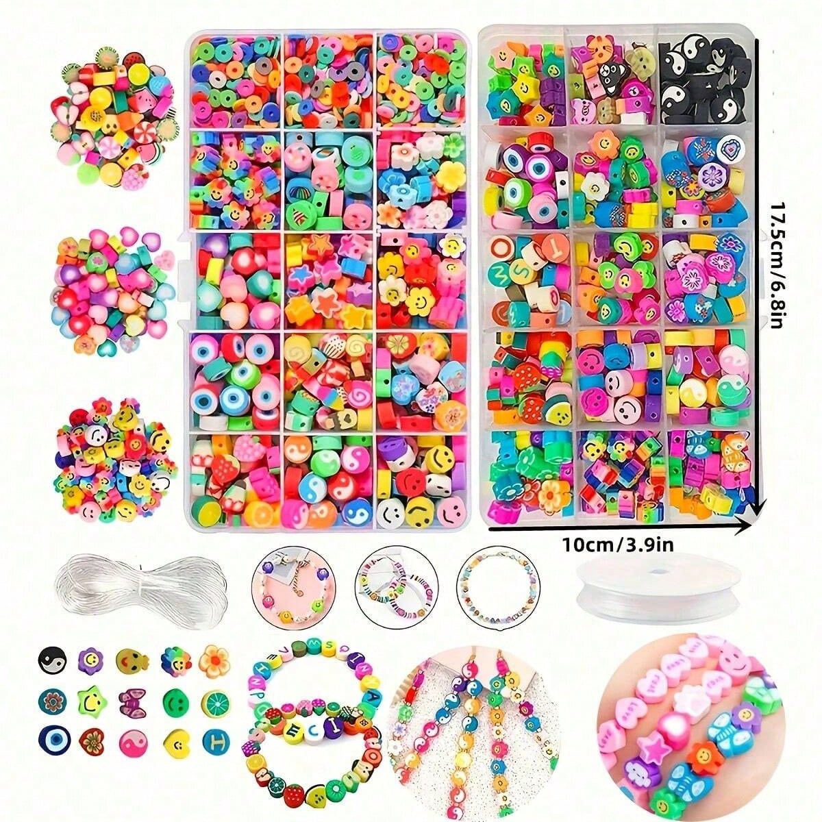 1450/1200/250pcs Polymer Clay  - Women Accessories Gift Set ulasan dan harga