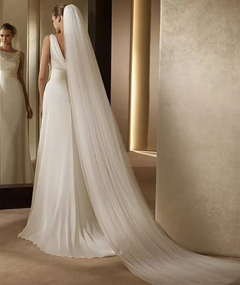 Real Image White Ivory Wedding - Women Accessories Images ulasan dan harga