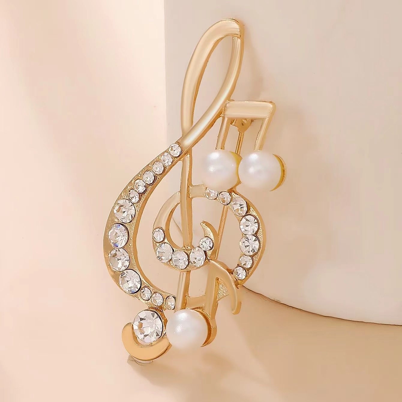1Pc Elegant Musical Note Brooc - Women'S Accessories Gift Ideas ulasan dan harga
