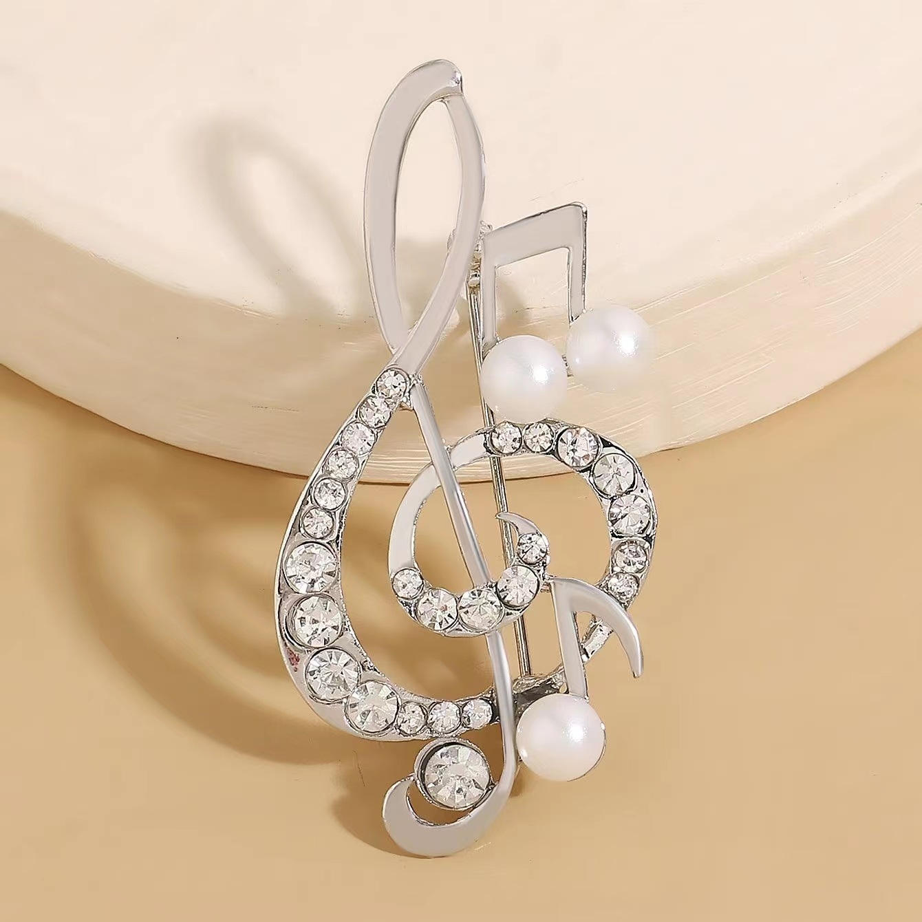 1Pc Elegant Musical Note Brooc - Women'S Accessories Gift Ideas ulasan dan harga