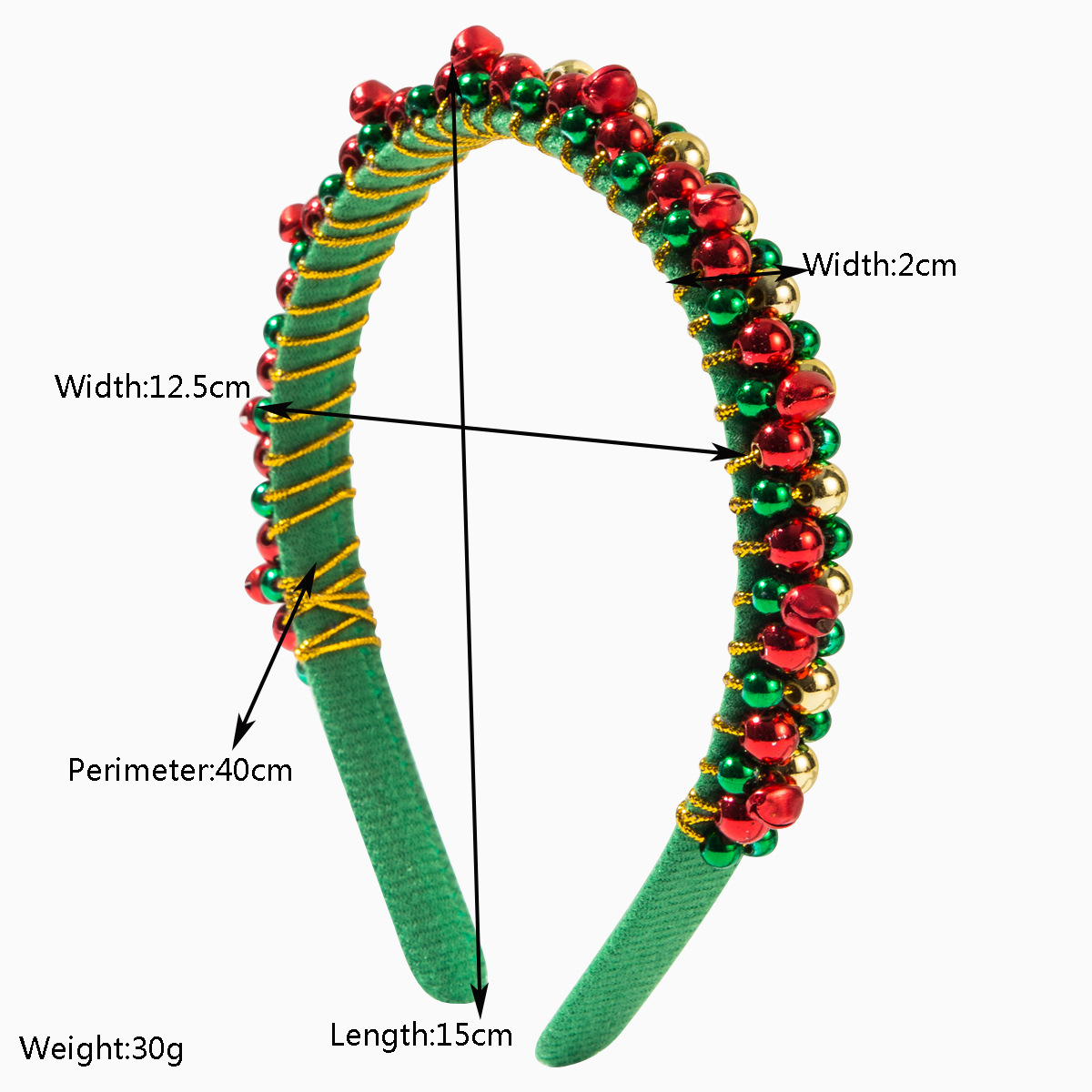 New red and green Christmas he - Women'S Accessories Flannels ulasan dan harga