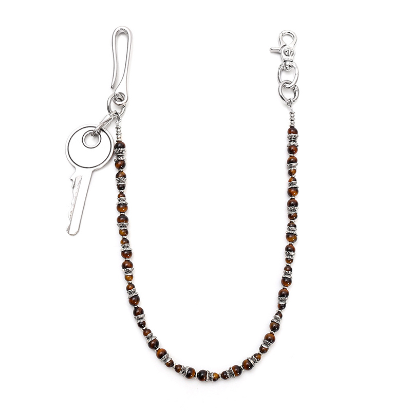Hip Hop Punk Tiger Eye Beaded  - Women Accessories Pk ulasan dan harga