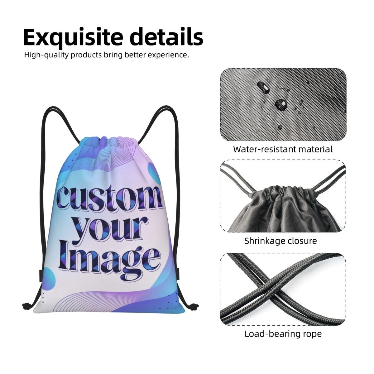 Custom Your Photo Logo Text Dr - Women Accessories Images ulasan dan harga