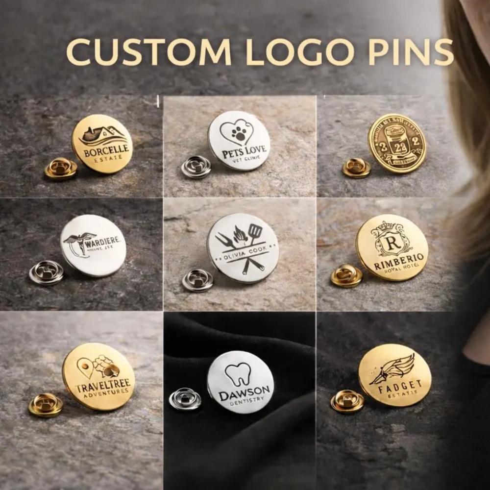 20mm Round Custom Brooch Custo - Women Accessories Images ulasan dan harga