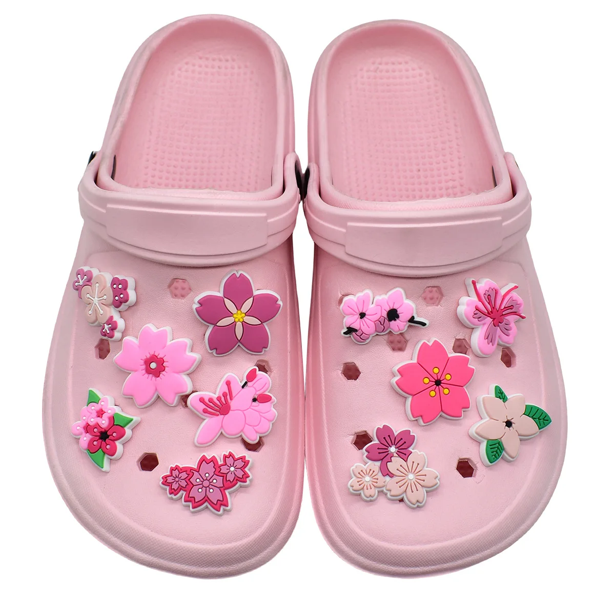 Cute Pink Flower Shoe Charms f - Women'S Accessories Crocs ulasan dan harga