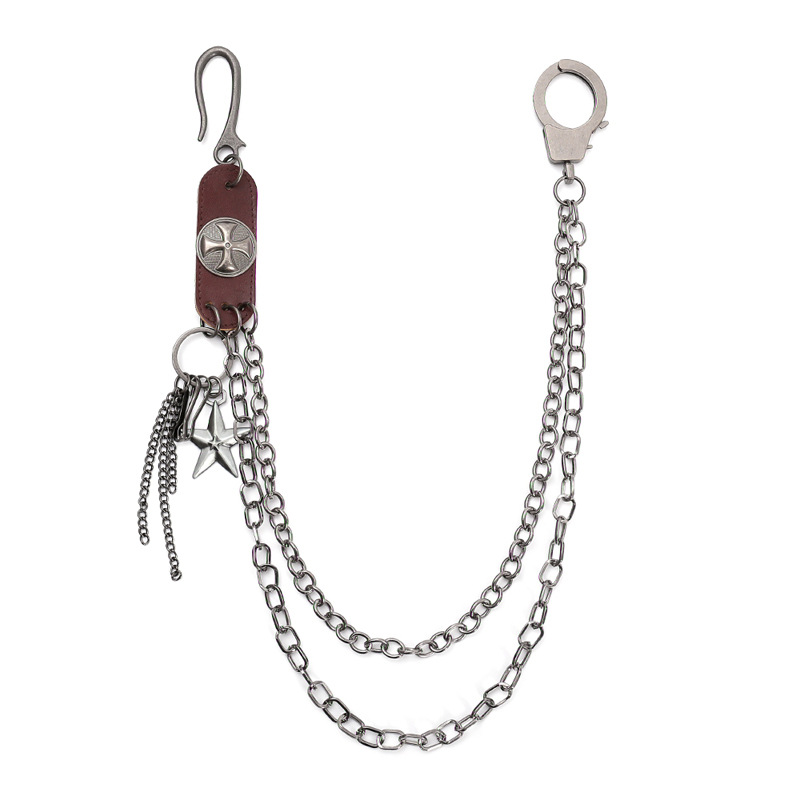 Punk Steet Cowhide Keychains C - Women Accessories Pk ulasan dan harga