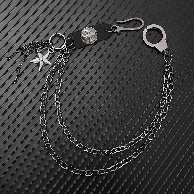 Punk Steet Cowhide Keychains C - Women Accessories Pk ulasan dan harga