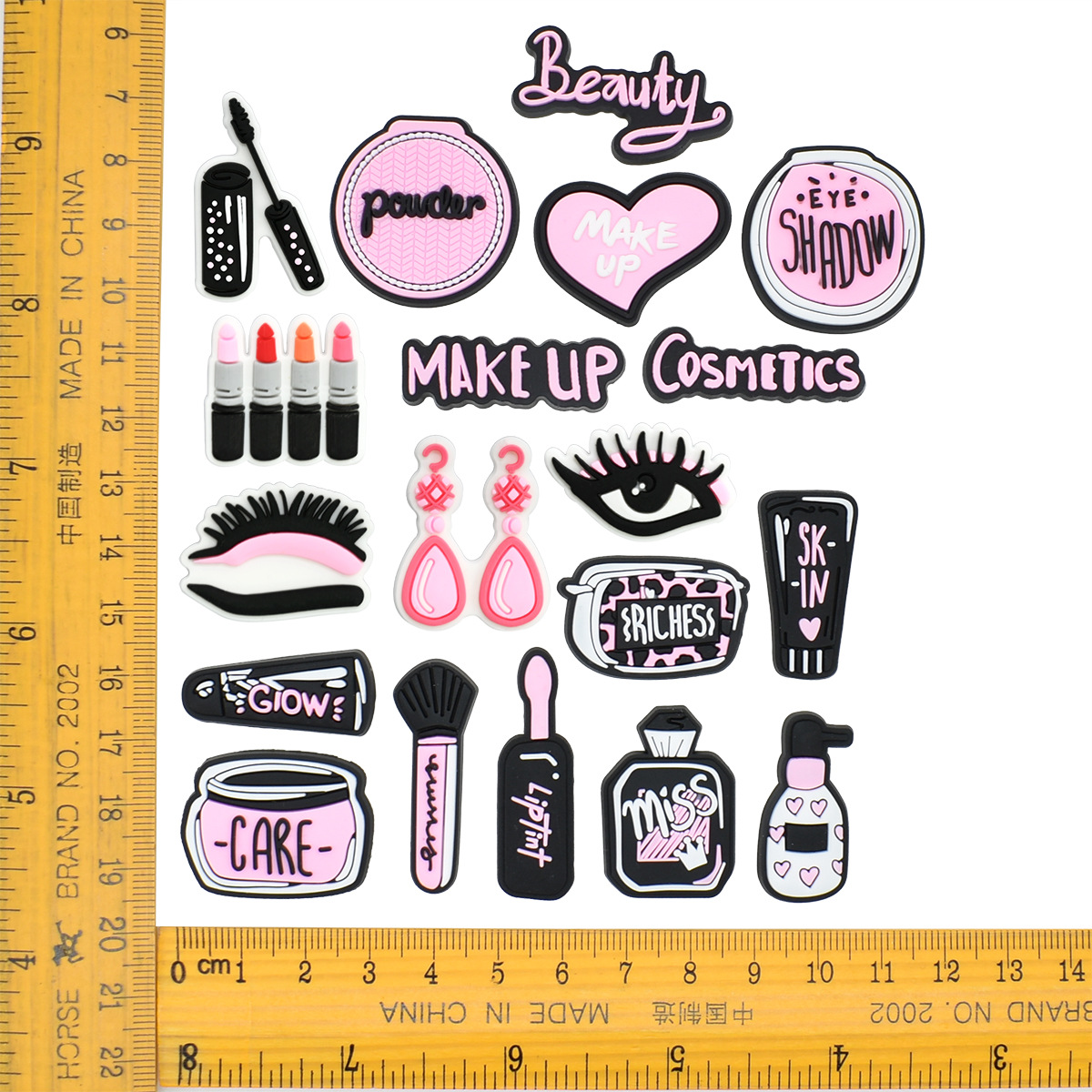 Pink Beauty Makeup Shoe Charms - Women'S Accessories Crocs ulasan dan harga