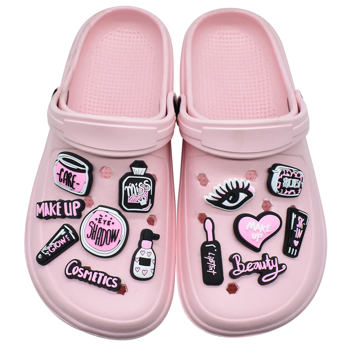 Pink Beauty Makeup Shoe Charms - Women'S Accessories Crocs ulasan dan harga